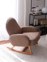 Atelier Del Sofa Silla Alada Terciopelo de Corduroy Marrón
