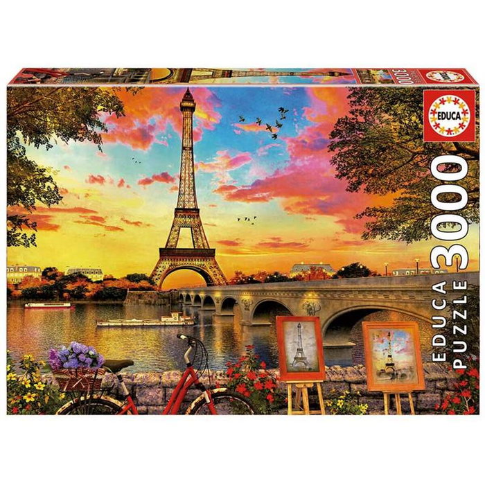 Educa Puzzle 3000 piezas Puesta De Sol En París