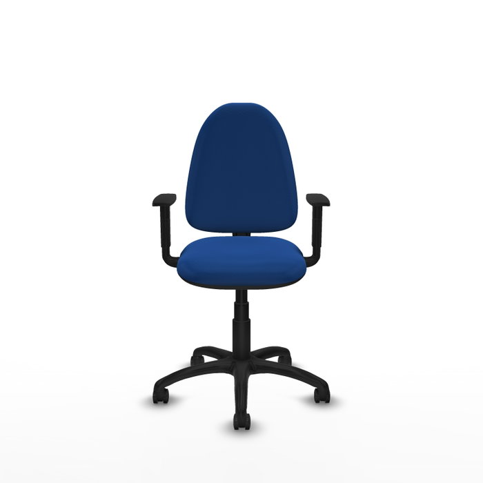 PIQUERAS Y CRESPO Silla de oficina Aýna Azul con mecanismo de doble maneta PIQUERAS Y CRESPO Silla de oficina Aýna Azul con mecanismo de doble maneta