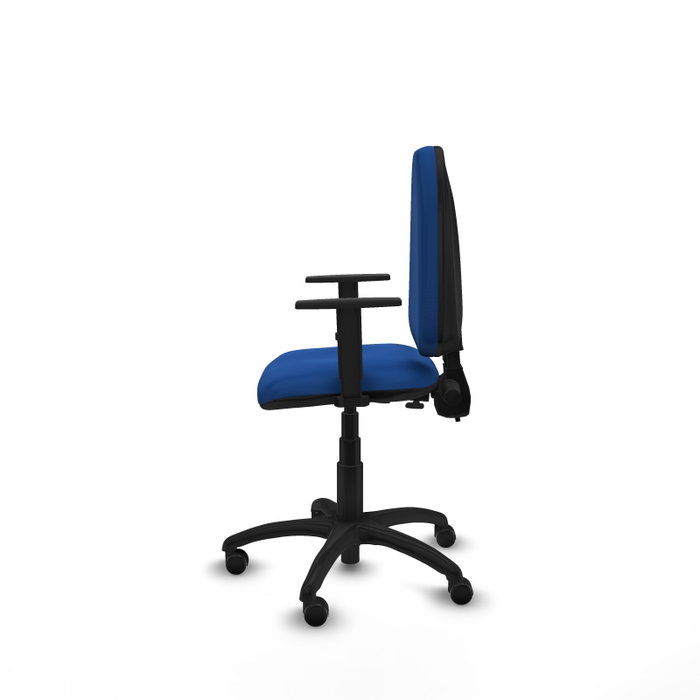 PIQUERAS Y CRESPO Silla de oficina Aýna Azul con mecanismo de doble maneta PIQUERAS Y CRESPO Silla de oficina Aýna Azul con mecanismo de doble maneta
