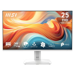 MSI PRO MP251W E14A Monitor 24,5 Pulgadas Full HD 144 Hz Blanco