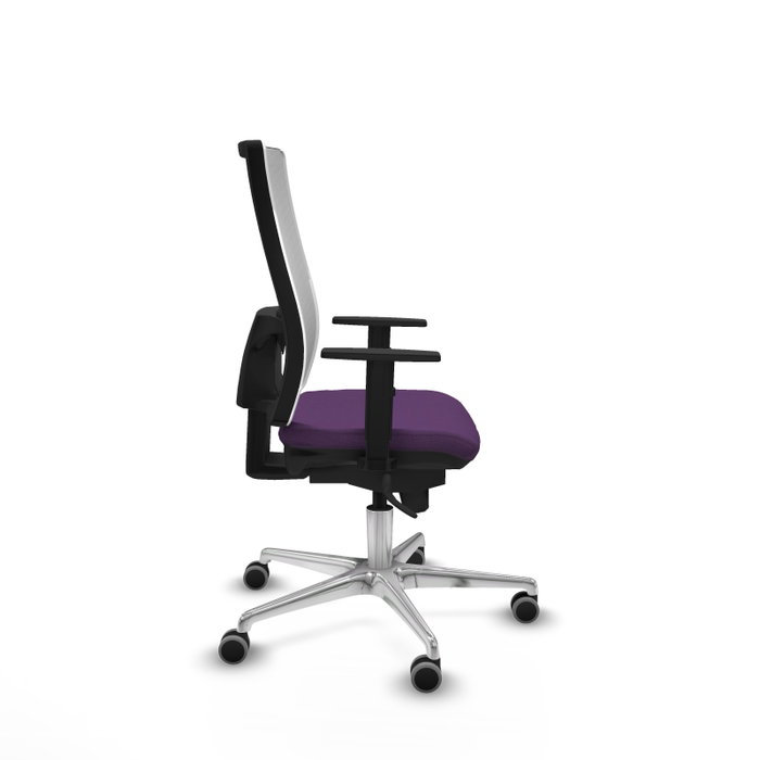 PIQUERAS Y CRESPO Silla de oficina Horna con mecanismo Sincro, Morado y Blanco PIQUERAS Y CRESPO Silla de oficina Horna con mecanismo Sincro, Morado y Blanco