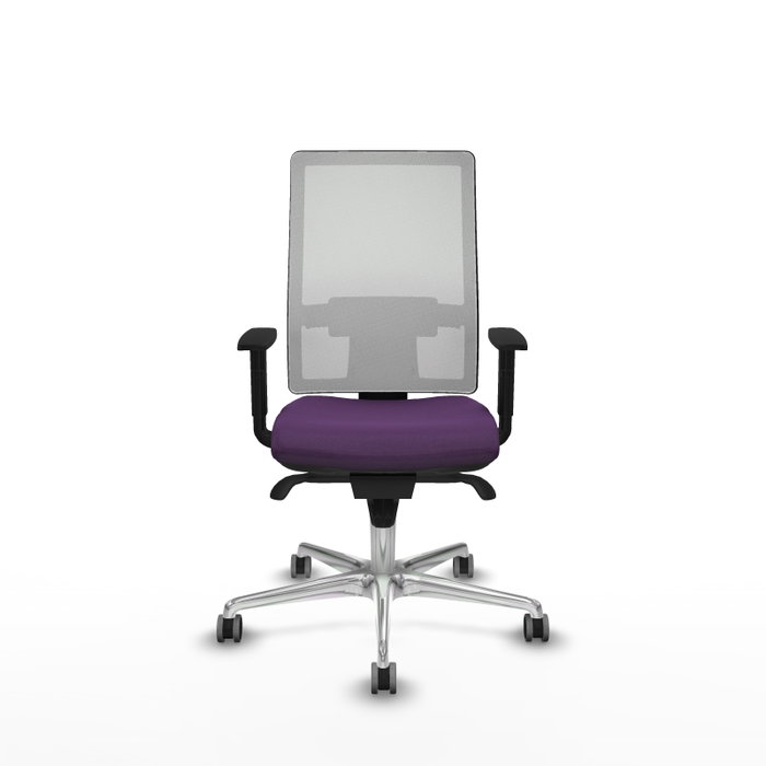 PIQUERAS Y CRESPO Silla de oficina Horna con mecanismo Sincro, Morado y Blanco PIQUERAS Y CRESPO Silla de oficina Horna con mecanismo Sincro, Morado y Blanco