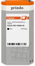Prindo Cartucho de tinta negro Classic XL PRICPGI1500XLBK