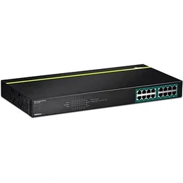 TRENDnet TPE-TG160G Switch No Administrado L2 con 16 Puertos Gigabit PoE+