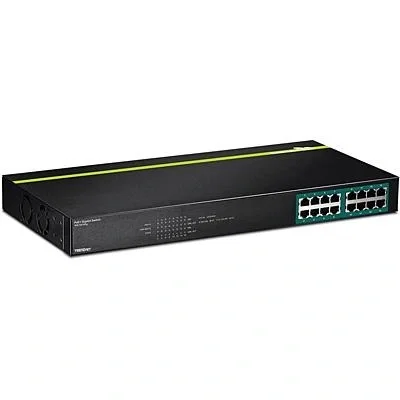 TRENDnet TPE-TG160G Switch No Administrado L2 con 16 Puertos Gigabit PoE+ TRENDnet TPE-TG160G Switch No Administrado L2 con 16 Puertos Gigabit PoE+