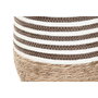 DKD Home Decor Set de 3 Maceteros de Fibra Trenzada Natural Marrón