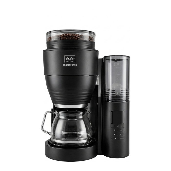Melitta AromaFresh X Cafetera de filtro con Molinillo Cerámico Negro Melitta AromaFresh X Cafetera de filtro con Molinillo Cerámico Negro