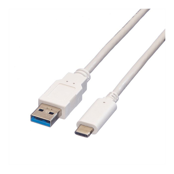 VALUE Cable USB 3.2 Gen 1 A-C de 1m Blanco VALUE Cable USB 3.2 Gen 1 A-C de 1m Blanco