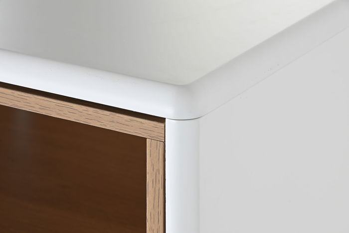 DKD Home Decor Urban Chifonier Blanco Natural 40 x 117 x 80 cm