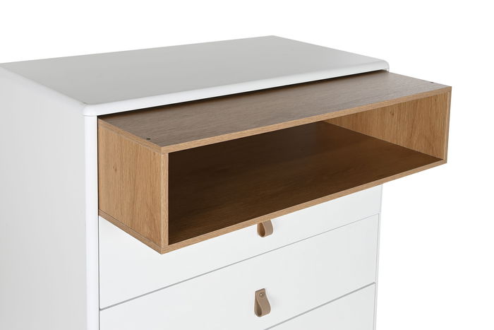 DKD Home Decor Urban Chifonier Blanco Natural 40 x 117 x 80 cm