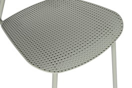 DKD Home Decor Silla Urbana Apilable Verde - 51,5 x 79 x 46 cm - Shenglong Modern - PP y Metal