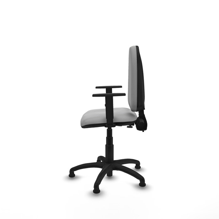 PIQUERAS Y CRESPO Silla de oficina Aýna Gris claro con brazos 1D