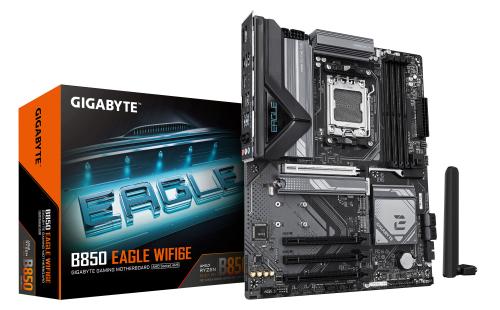 Gigabyte B850 EAGLE WiFi 6E Placa Base para AMD Ryzen Serie 9000, DDR5, PCIe 5.0 M.2, WiFi 6E Gigabyte B850 EAGLE WiFi 6E Placa Base para AMD Ryzen Serie 9000, DDR5, PCIe 5.0 M.2, WiFi 6E