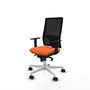 PIQUERAS Y CRESPO Silla de oficina Horna Naranja y Negro