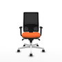 PIQUERAS Y CRESPO Silla de oficina Horna Naranja y Negro