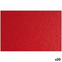 Fabriano Cartulina LR 200 Texturizada 50x70cm Rosso (Set de 20)