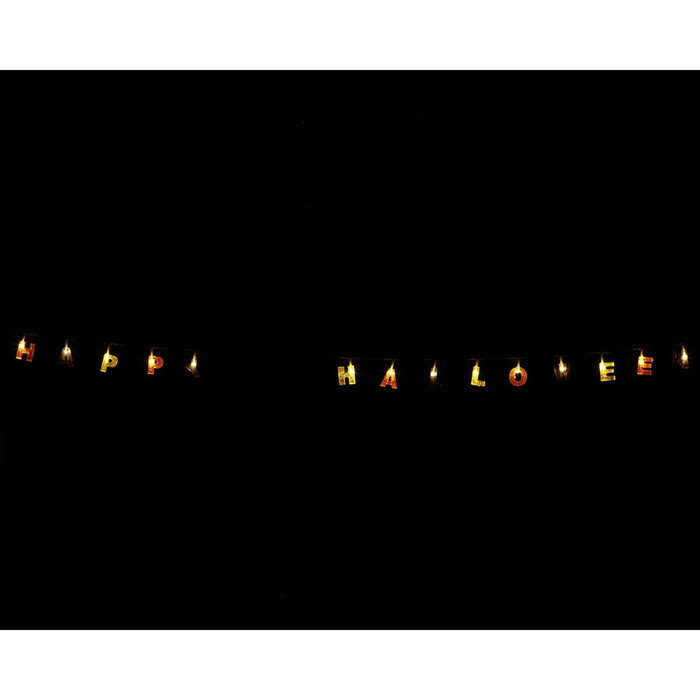 Atosa Guirnalda Luces Halloween Happy Halloween 175 cm LED Colores