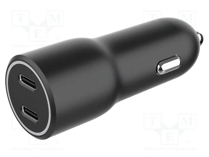 Gembird Cargador de Coche Power Delivery 2 Puertos USB-C 40 W Negro Gembird Cargador de Coche Power Delivery 2 Puertos USB-C 40 W Negro