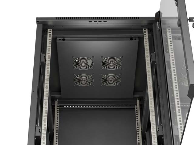 Lanberg FF01-6818-12B Rack o bastidor independiente 18U Negro