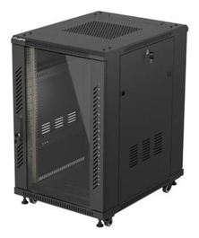 Lanberg FF01-6818-12B Rack o bastidor independiente 18U Negro