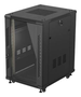 Lanberg FF01-6818-12B Rack o bastidor independiente 18U Negro