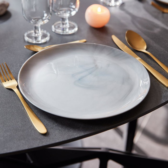 Plato Llano Opal Diwali Granit Marb Luminarc 25 cm