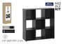 Inde Estantería Cubo Mueblekit, 9 Compartimentos, Dimensiones: 91.2 x 29.7 x 91.2 cm