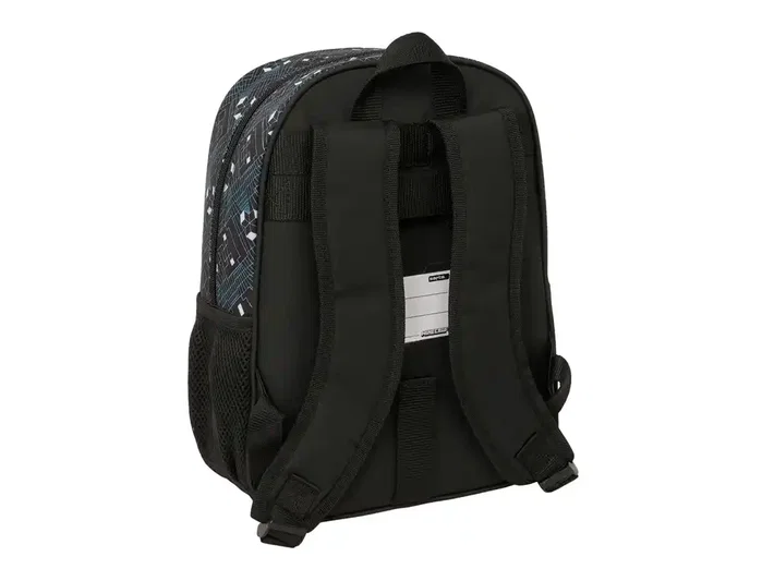 Safta Mochila Infantil Adaptable a Carrito Minecraft Screen, Diseño Minecraft, 34x26x11 cm