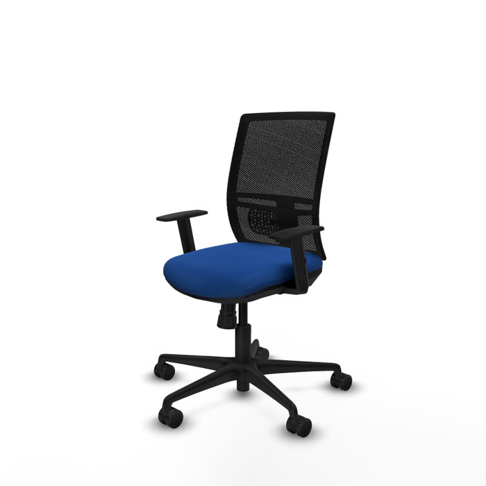 PIQUERAS Y CRESPO Silla de oficina Yunquera Azul y Negro PIQUERAS Y CRESPO Silla de oficina Yunquera Azul y Negro