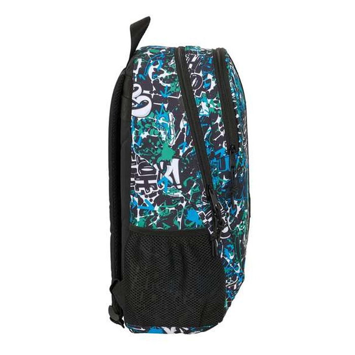 Mochila Escolar Safta Go 32 x 44 x 16 cm Grafiti