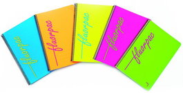 Bloc Pacsa Fluorpac Tapa Pp Fº 80H Cuadric.4X4 90G Surtido (5 Col.) (Set de 5)