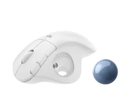 Logitech Ergo M575 for Business Ratón Trackball Inalámbrico Blanco