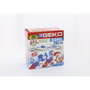 Geko Cinta Balizar LDPE Signal Biodegradable Blanca/Roja 70 mm x 200 m