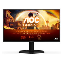 AOC 25G42E Monitor Gaming 24.5" FHD IPS 180Hz 1ms G-Sync HDMI DP