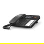Gigaset DESK 600 Teléfono Analógico con Cable, Identificador de Llamadas, Negro