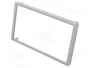 PER.PIC. Bastidor de montaje de radio 2 DIN para Toyota Yaris (2009+), Plata