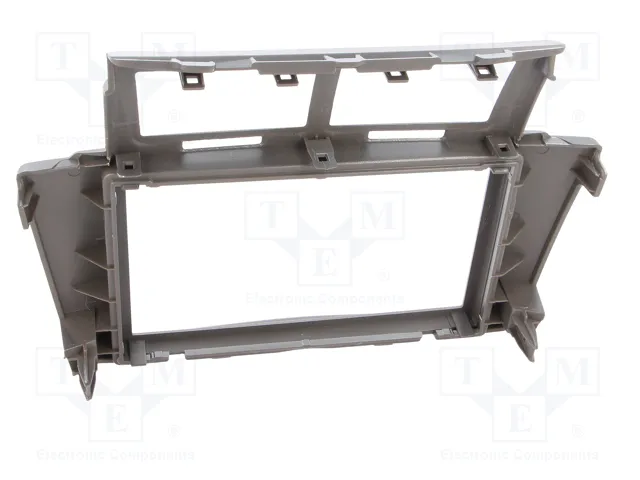 PER.PIC. Bastidor de montaje de radio 2 DIN para Toyota Yaris (2009+), Plata