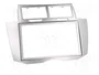 PER.PIC. Bastidor de montaje de radio 2 DIN para Toyota Yaris (2009+), Plata