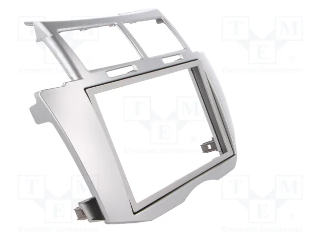 PER.PIC. Bastidor de montaje de radio 2 DIN para Toyota Yaris (2009+), Plata