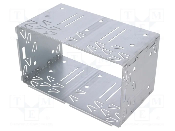 PER.PIC. Bastidor de montaje de radio 2 DIN para Toyota Yaris (2009+), Plata