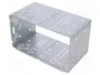 PER.PIC. Bastidor de montaje de radio 2 DIN para Toyota Yaris (2009+), Plata