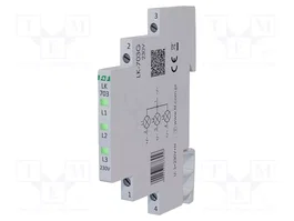 F&F Indicador de tensión 3x230VAC verde