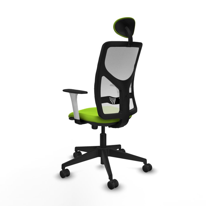 PIQUERAS Y CRESPO Silla de oficina Motilla Pistacho y Blanco PIQUERAS Y CRESPO Silla de oficina Motilla Pistacho y Blanco