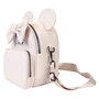 Loungefly Mochila bolso Ear Evergreen Minnie Disney, Piel Vegana, Correas Desmontables, 17.1x20.9x10.1cm