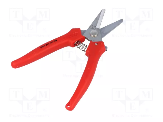 KNIPEX Tijeras de 140 mm para aluminio, cuero y plástico