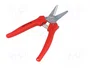 KNIPEX Tijeras de 140 mm para aluminio, cuero y plástico
