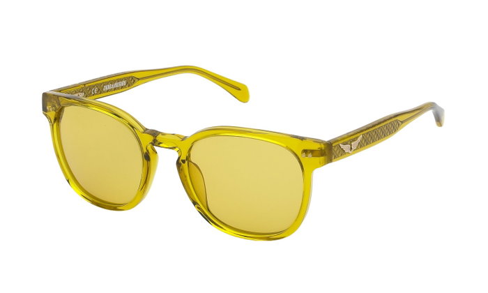 Zadig&Voltaire SZV323-530B36 Gafas de sol Marrón/Amarillo Zadig&Voltaire SZV323-530B36 Gafas de sol Marrón/Amarillo