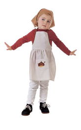 Creaciones Llopis Delantal Castañera Nagore T-1 (3-5 Años) Marrón