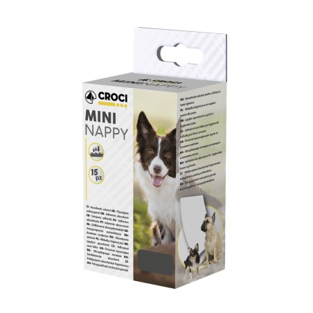 Croci Salva Slips XXS 8x4 cm Almohadilla Higienica para Perros Machos y Hembras en Celos Máxima Higiene